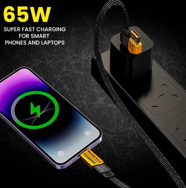 Orignal Transformer 65W Fast Charging Cable 5 in 1