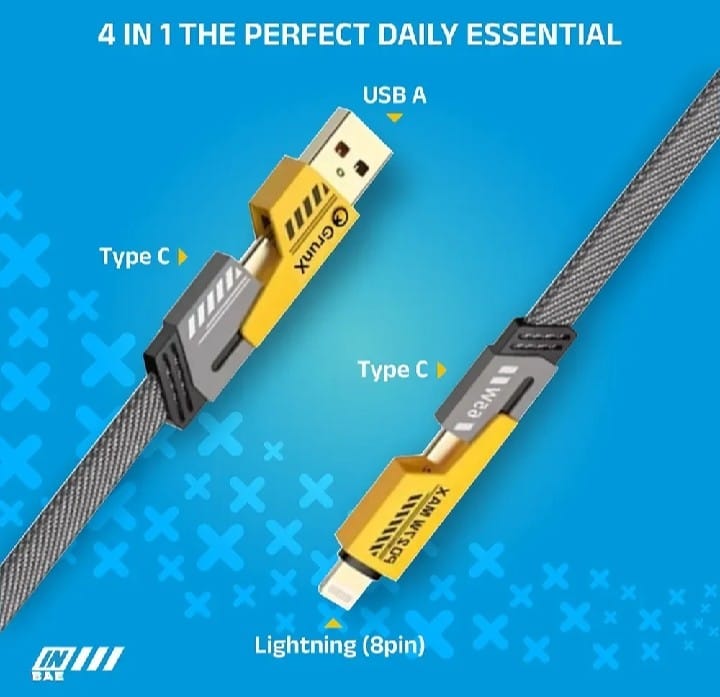 Orignal Transformer 65W Fast Charging Cable 5 in 1